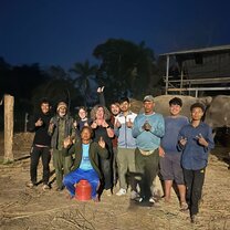 The amazing people at the Elephant sanctuary!